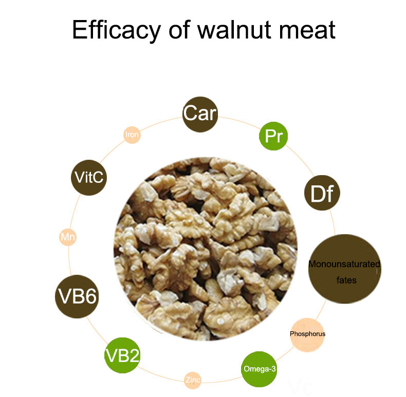 核桃仁四分之一核桃肉功效